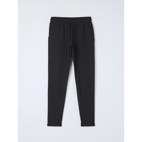 Black Skinny-fit Lightweight Jogging Bottoms | Montivo Pakistan