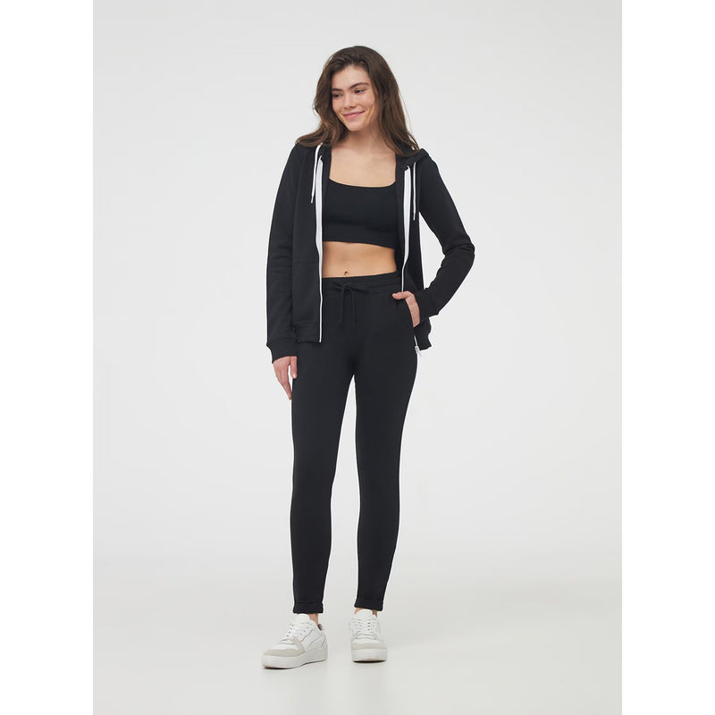 Black Skinny-fit Lightweight Jogging Bottoms | Montivo Pakistan
