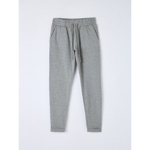 Grey Skinny-fit Lightweight Jogging Bottoms | Montivo Pakistan