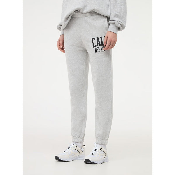 Grey Sports Print Joggers | Montivo Pakistan