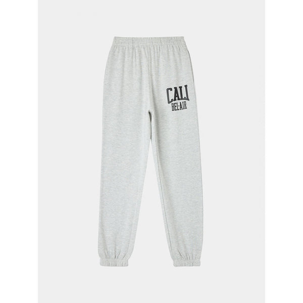 Grey Sports Print Joggers | Montivo Pakistan