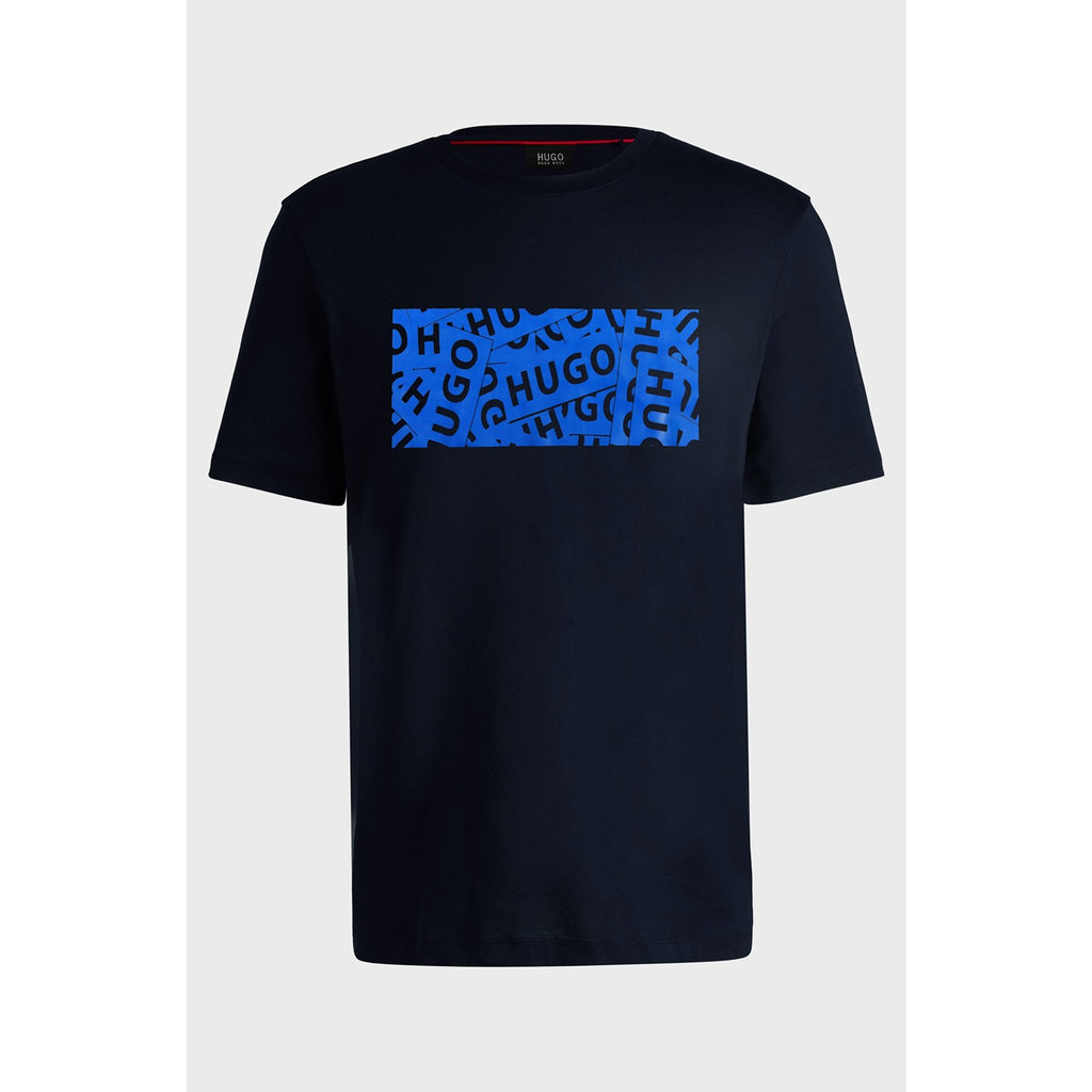 HB Logo Blue Cotton Tshirt | Montivo Pakistan