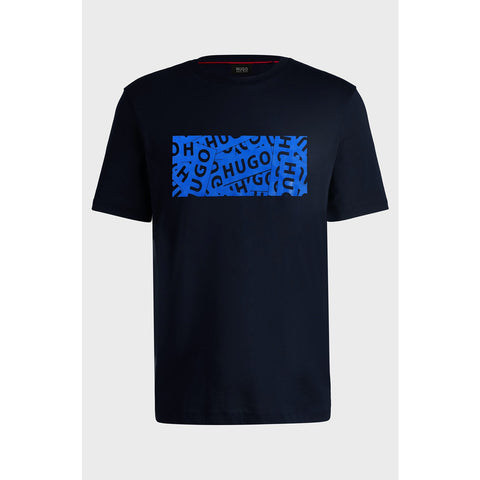 HB Logo Blue Cotton Tshirt | Montivo Pakistan