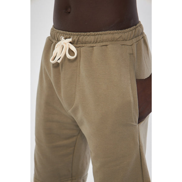 Olive 3/4 Relaxed Fit Shorts | Montivo Pakistan