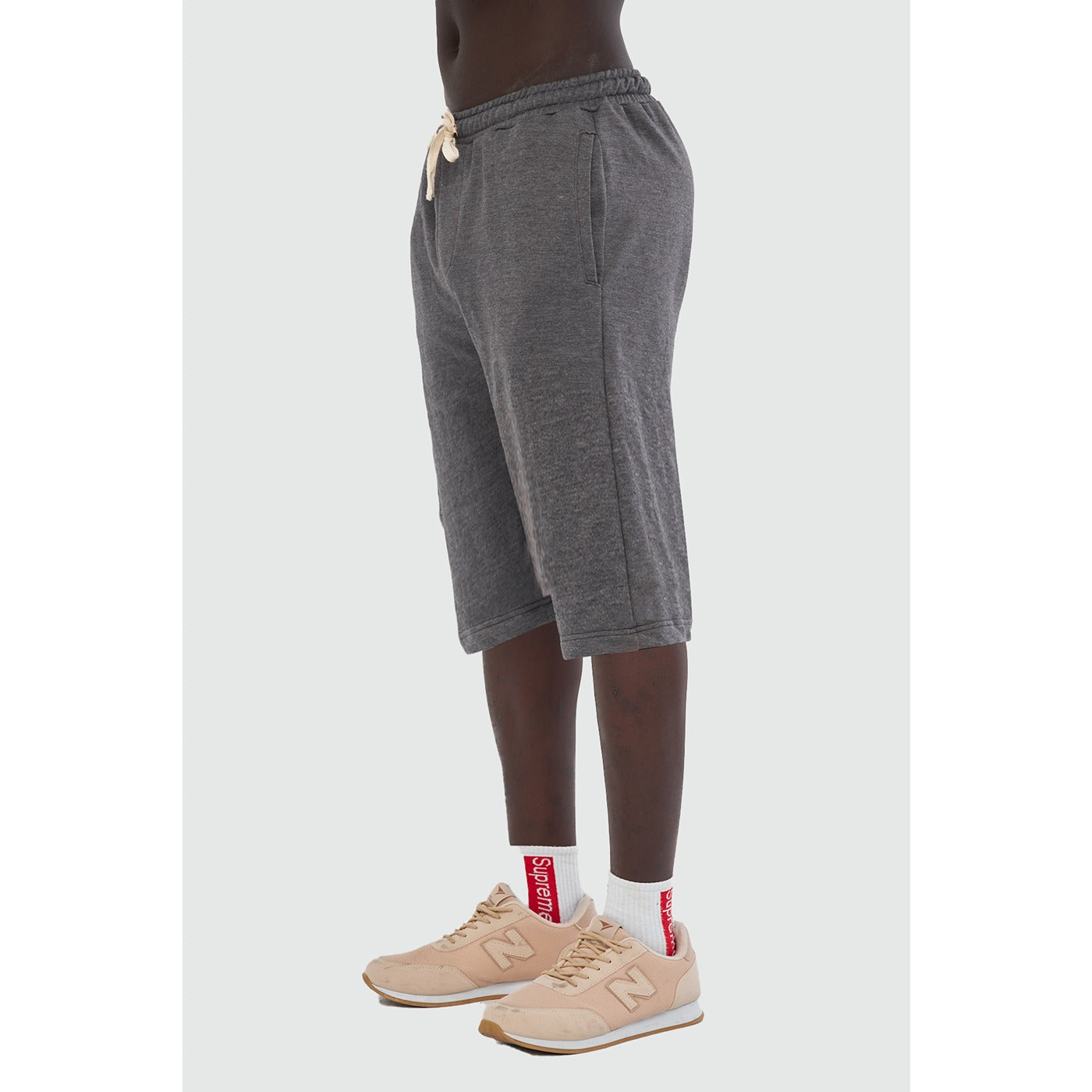 Charcoal 3/4 Relaxed Fit Shorts | Montivo Pakistan