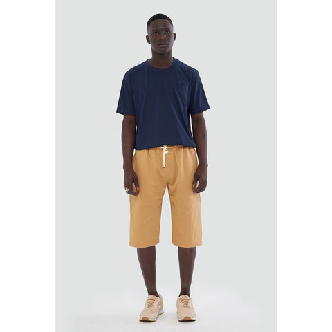 Camel 3/4 Relaxed Fit Shorts | Montivo Pakistan