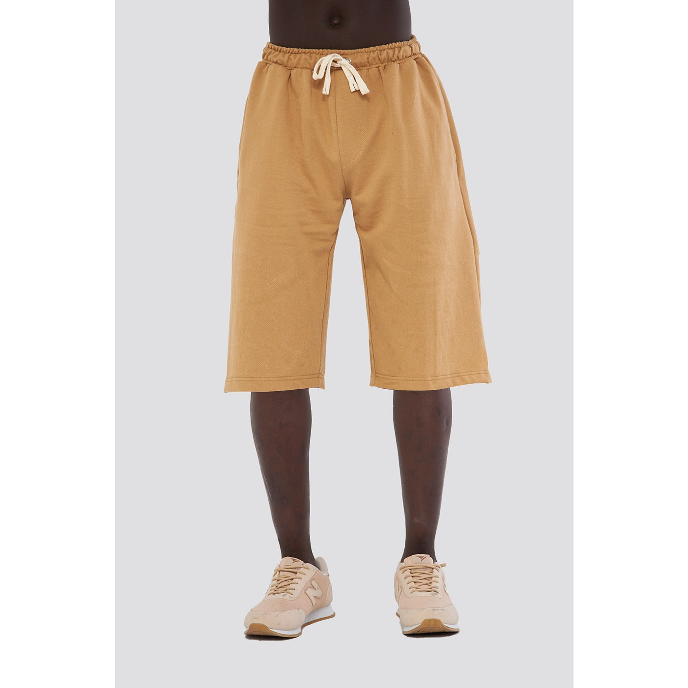 Camel 3/4 Relaxed Fit Shorts | Montivo Pakistan