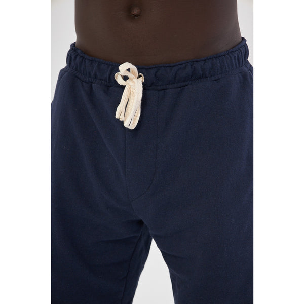 Navy 3/4 Relaxed Fit Shorts | Montivo Pakistan