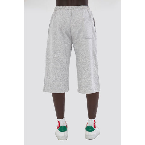 Grey 3/4 Relaxed Fit Shorts | Montivo Pakistan