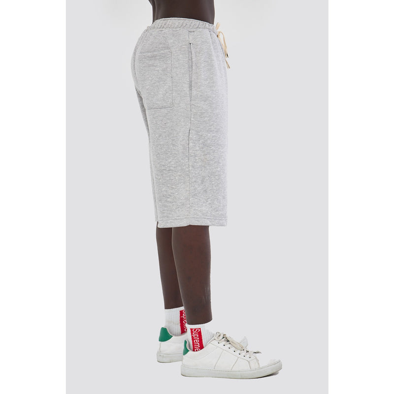 Grey 3/4 Relaxed Fit Shorts | Montivo Pakistan