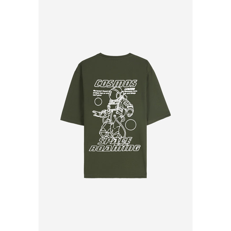 Space Roaming Green Oversized Tshirt | Montivo Pakistan
