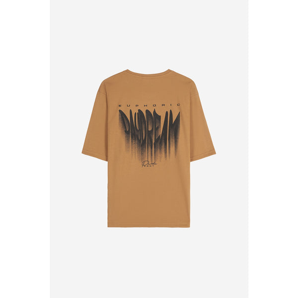 Edge Graphic Mustard Oversized Tshirt | Montivo Pakistan