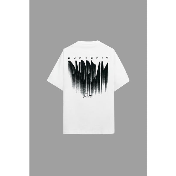 Edge Graphic White Oversized Tshirt | Montivo Pakistan