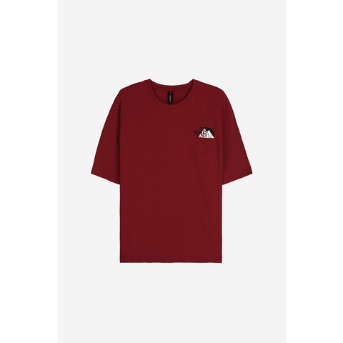 TNF Red Oversized Tshirt | Montivo Pakistan