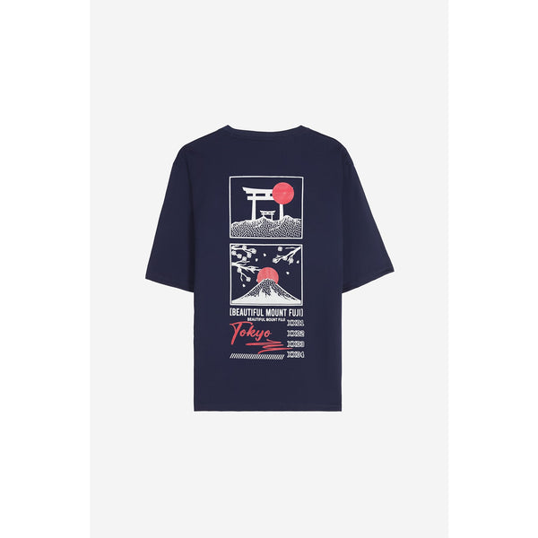 Tokyo Navy Oversized Tshirt | Montivo Pakistan