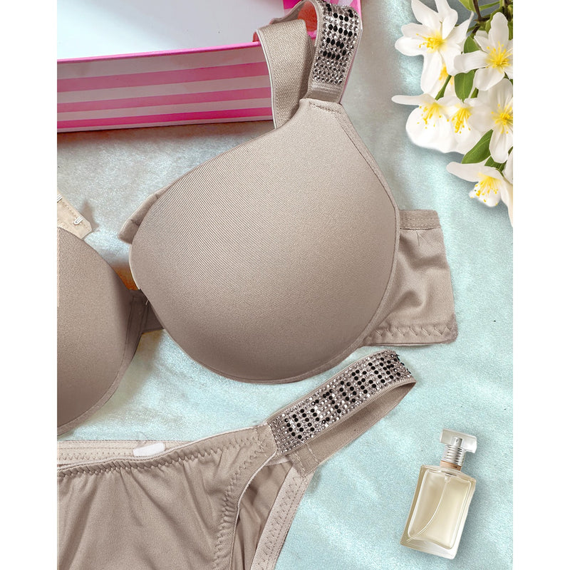 VS Rose Peach Lingerie Set | Montivo Pakistan
