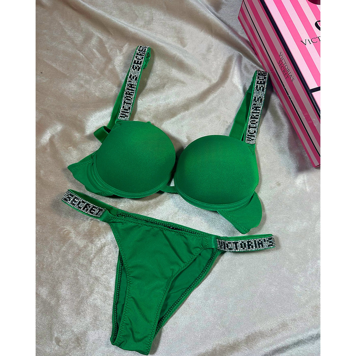VS Light Green Lingerie Set | Montivo Pakistan