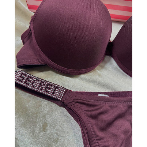 VS Burgundy Lingerie Set | Montivo Pakistan