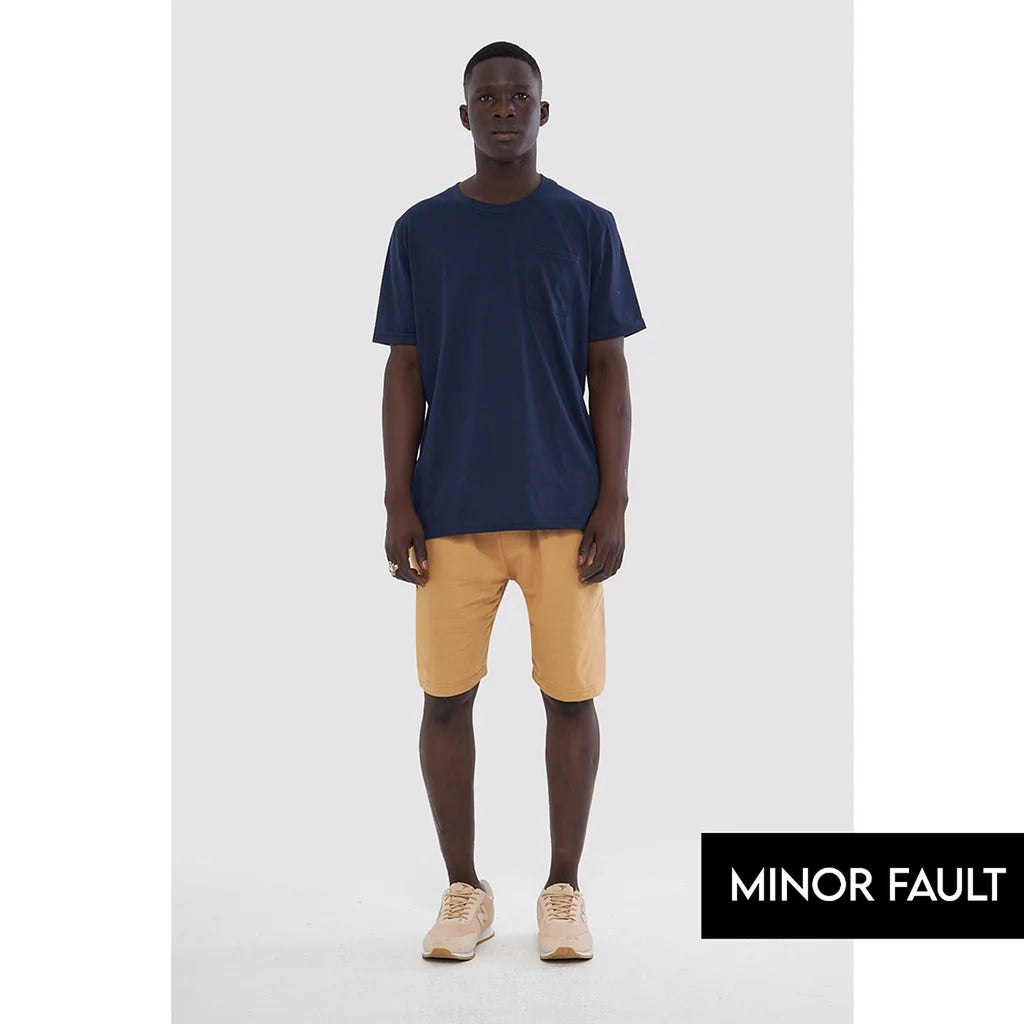 (Minor Fault) Camel Relaxed Fit Shorts | Montivo Pakistan