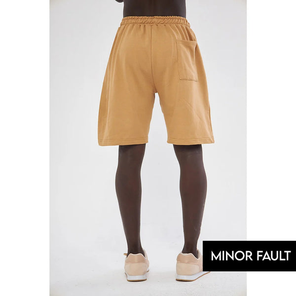 (Minor Fault) Camel Relaxed Fit Shorts | Montivo Pakistan