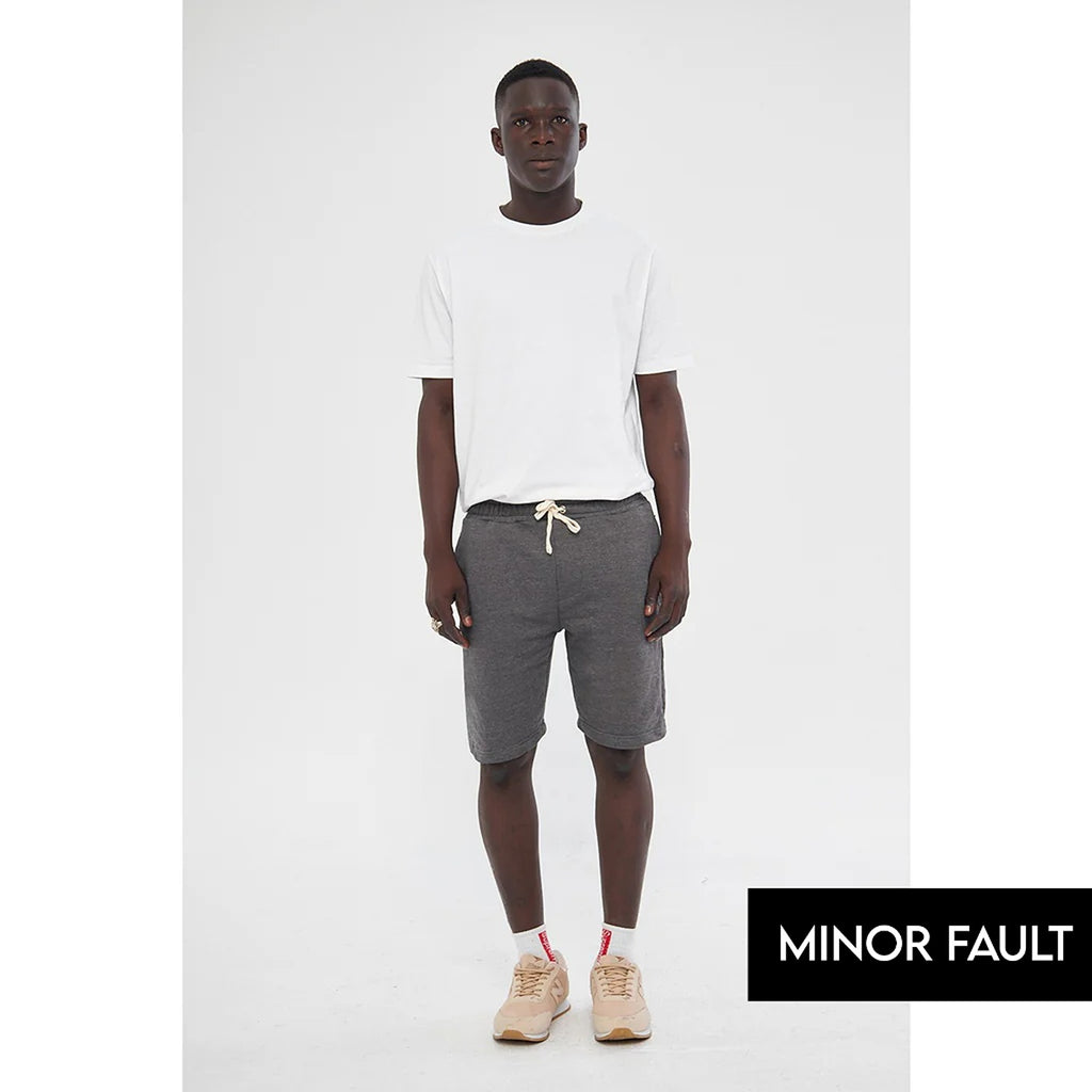 (Minor Fault) Charcoal Relaxed Fit Shorts | Montivo Pakistan