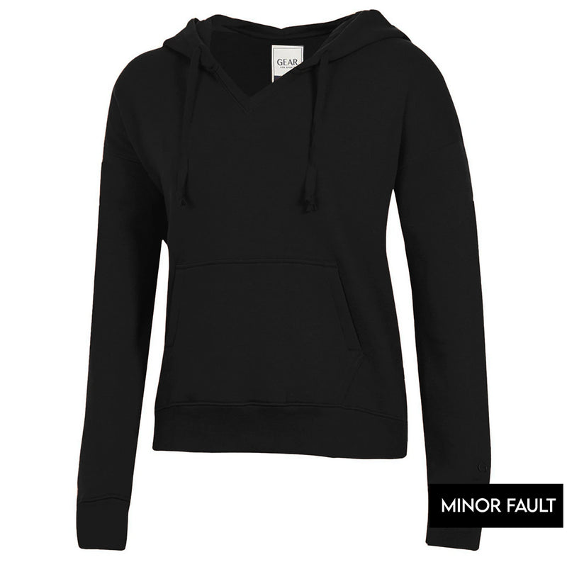 (Minor Fault) Black Hooded Sweatshirt | Montivo Pakistan