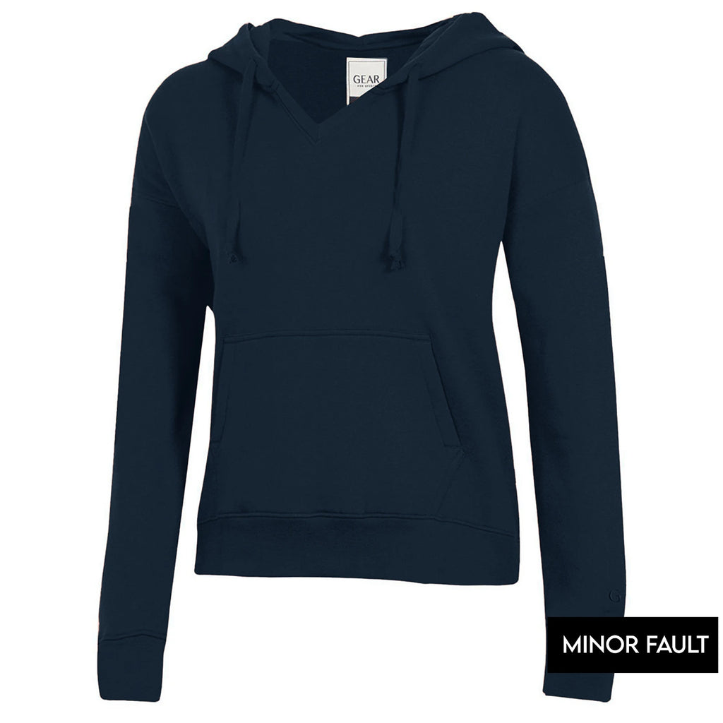 (Minor Fault) Navy Hooded Sweatshirt | Montivo Pakistan