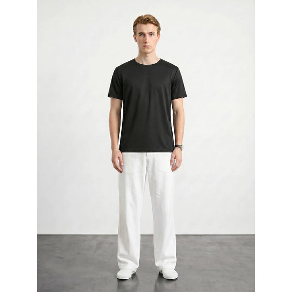 Sports Dri-Fit Black Plain Tshirt | Montivo Pakistan