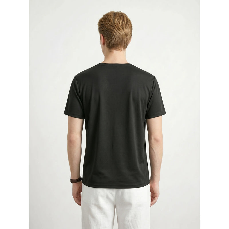 Sports Dri-Fit Black Plain Tshirt | Montivo Pakistan