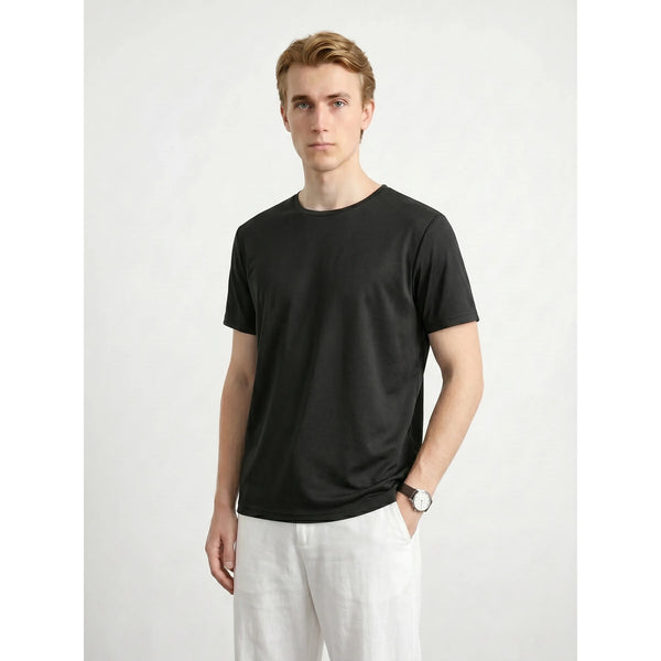 Sports Dri-Fit Black Plain Tshirt | Montivo Pakistan