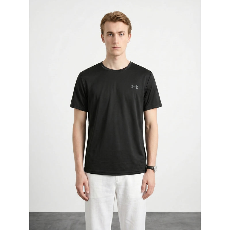 UA Sports Black Dri-Fit Logo Tshirt | Montivo Pakistan