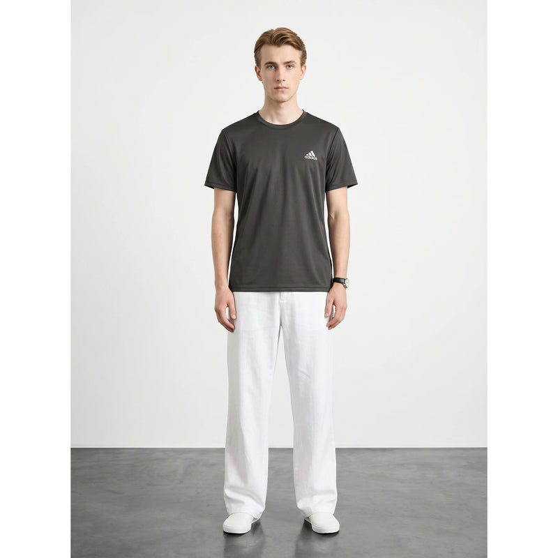 ADS Sports Grey Dri-Fit Logo Tshirt | Montivo Pakistan