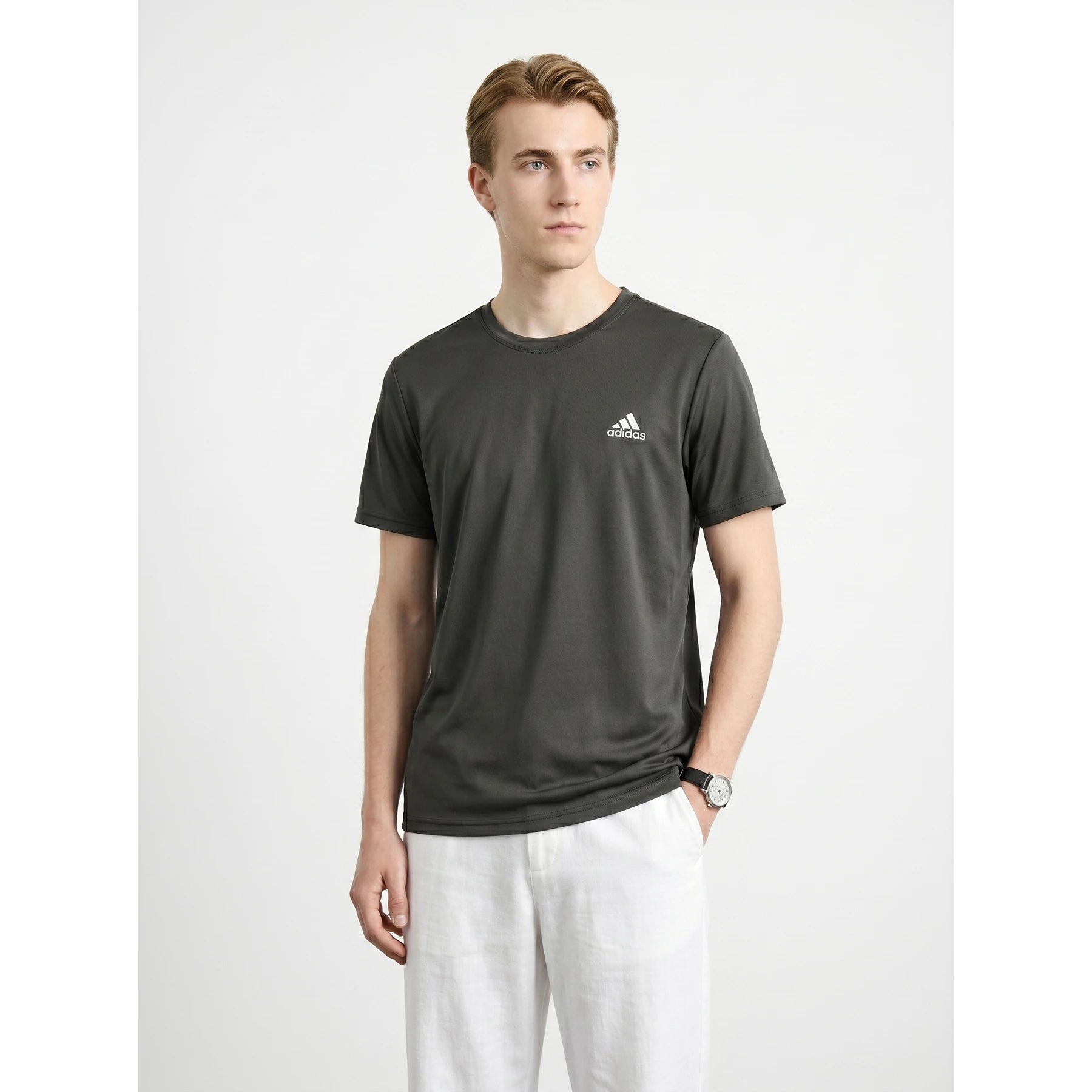 ADS Sports Grey Dri-Fit Logo Tshirt | Montivo Pakistan