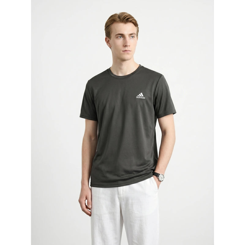 ADS Sports Grey Dri-Fit Logo Tshirt | Montivo Pakistan