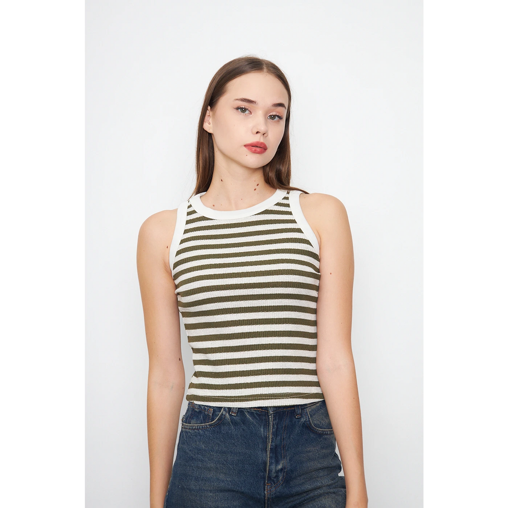 Yarn Dyed Stripes Tank Top | Montivo Pakistan