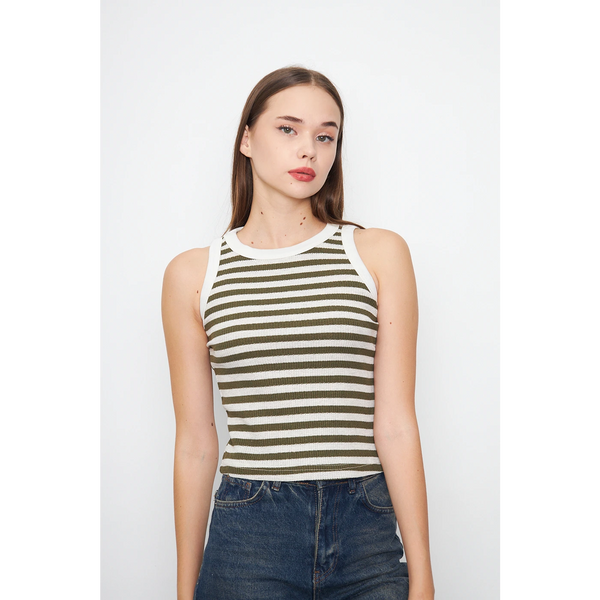 Yarn Dyed Stripes Tank Top | Montivo Pakistan