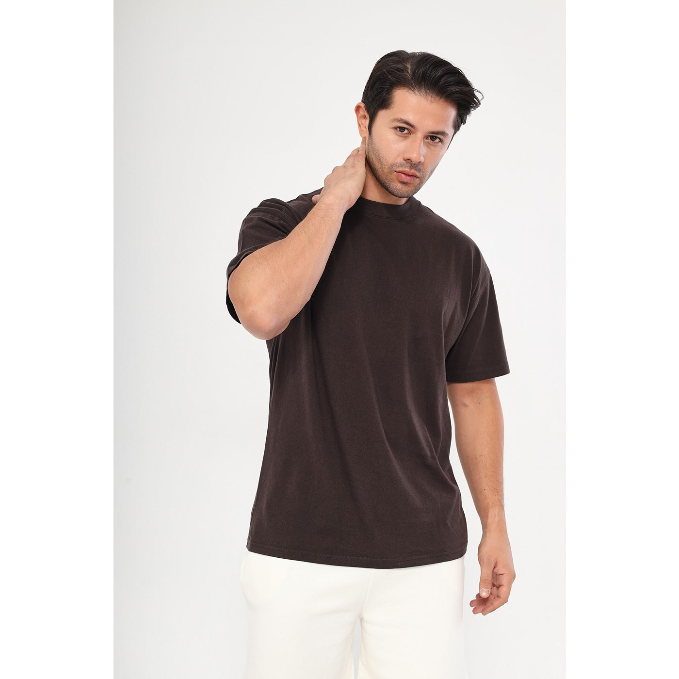 Brown Oversized Short Sleeves Tshirt | Montivo Pakistan