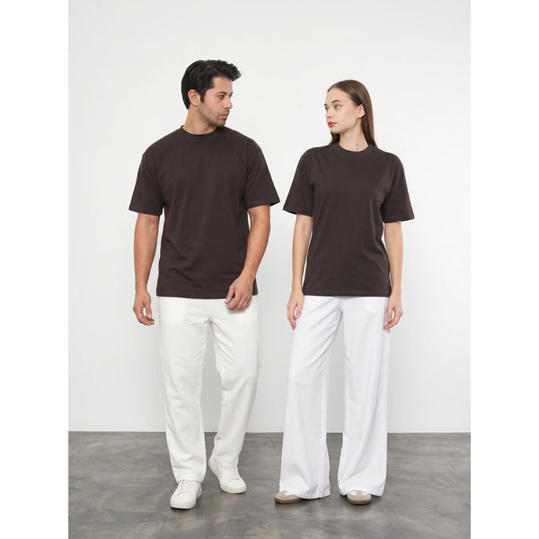 Brown Oversized Short Sleeves Tshirt | Montivo Pakistan
