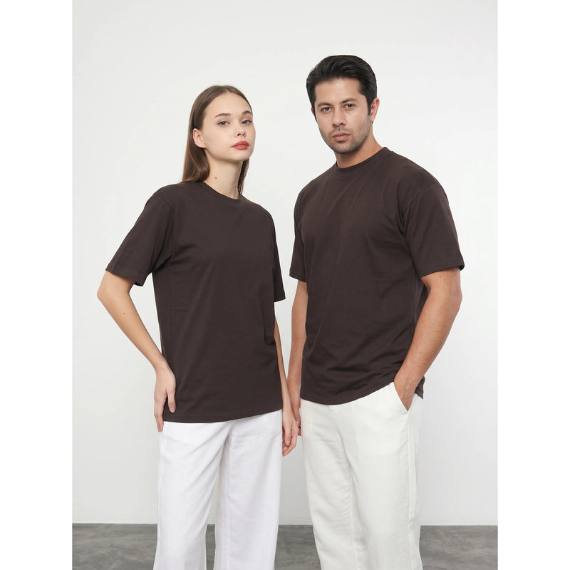 Brown Oversized Short Sleeves Tshirt | Montivo Pakistan