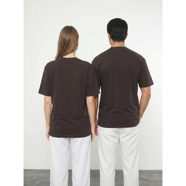 Brown Oversized Short Sleeves Tshirt | Montivo Pakistan
