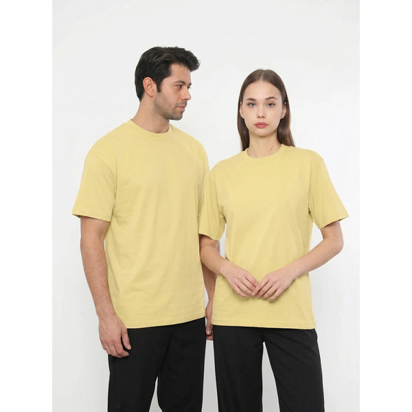 Yellow Oversized Short Sleeves Tshirt | Montivo Pakistan