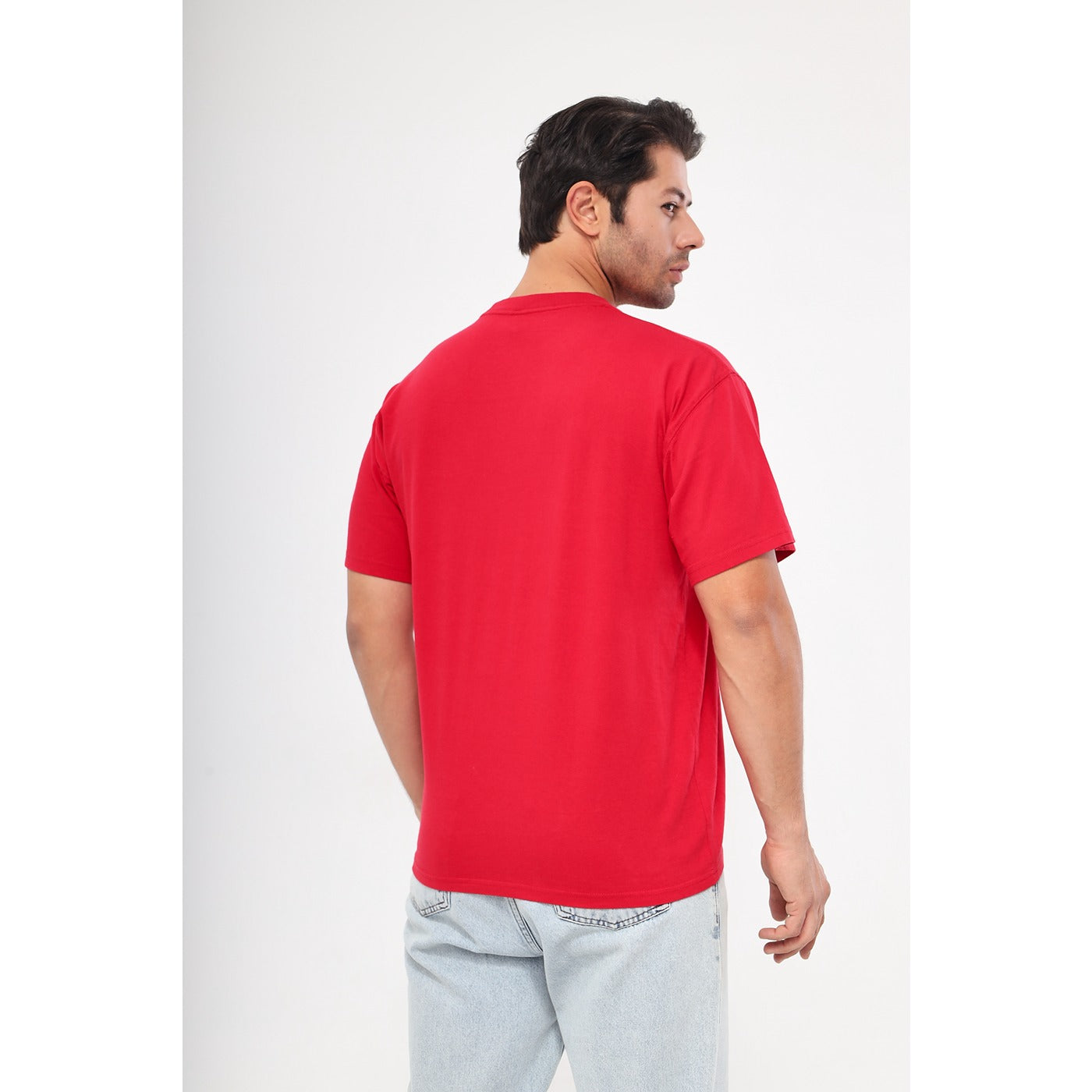 Red Oversized Short Sleeves Tshirt | Montivo Pakistan