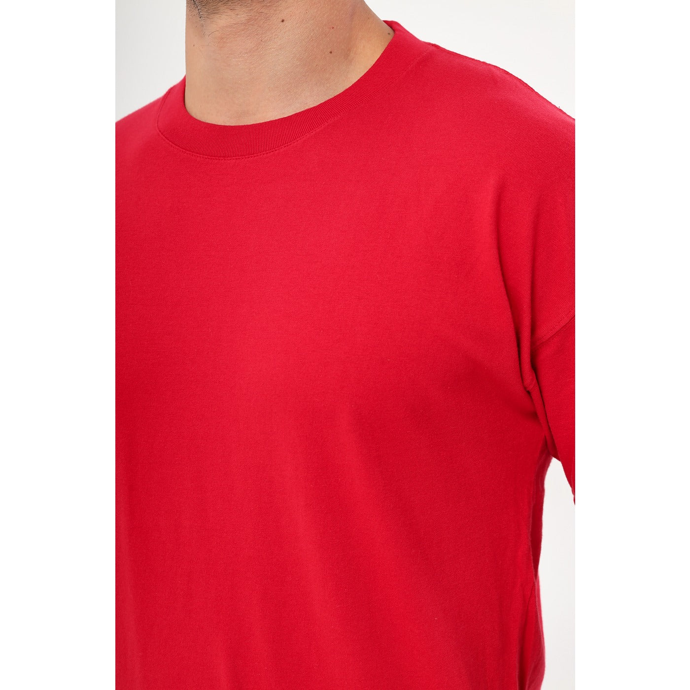 Red Oversized Short Sleeves Tshirt | Montivo Pakistan