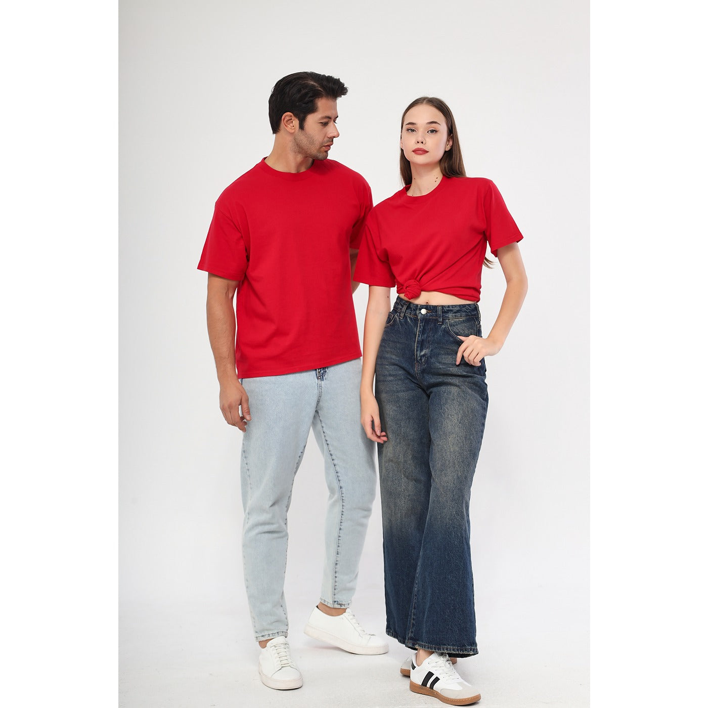 Red Oversized Short Sleeves Tshirt | Montivo Pakistan