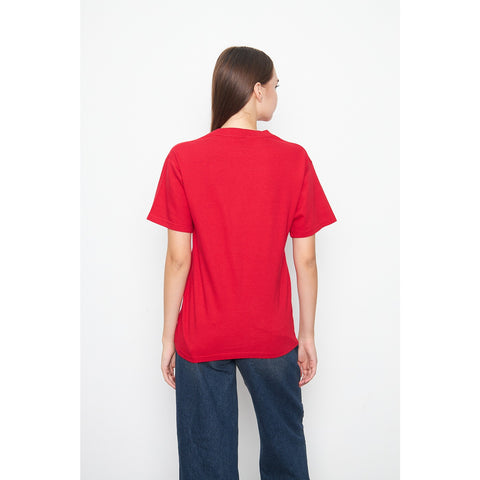 Red Oversized Short Sleeves Tshirt | Montivo Pakistan
