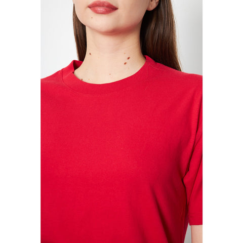 Red Oversized Short Sleeves Tshirt | Montivo Pakistan