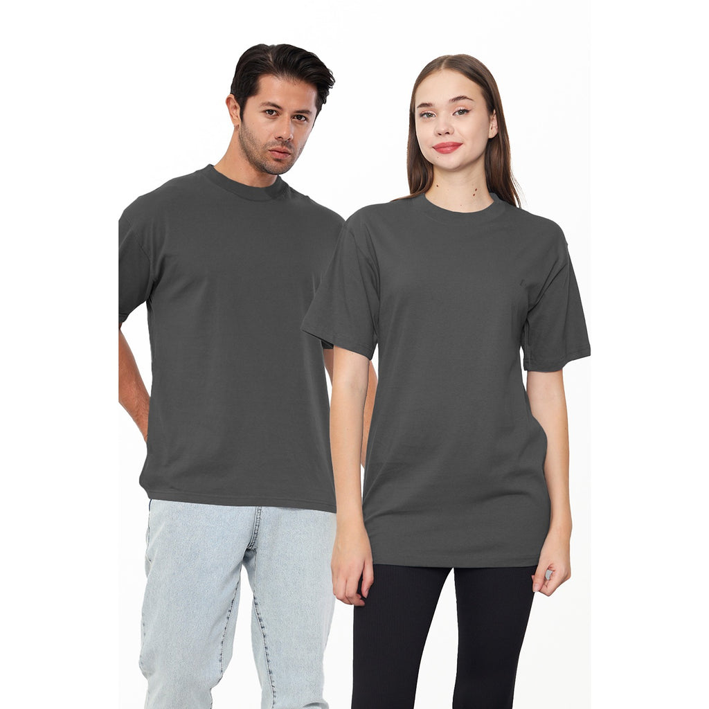 Dark Grey Oversized Short Sleeves Tshirt | Montivo Pakistan