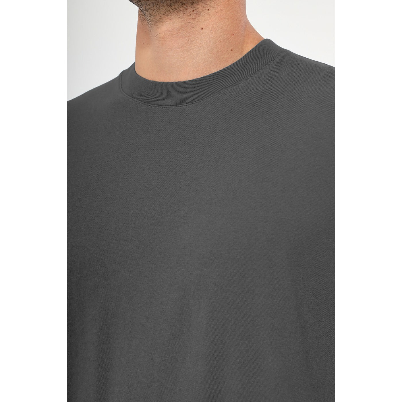 Dark Grey Oversized Short Sleeves Tshirt | Montivo Pakistan