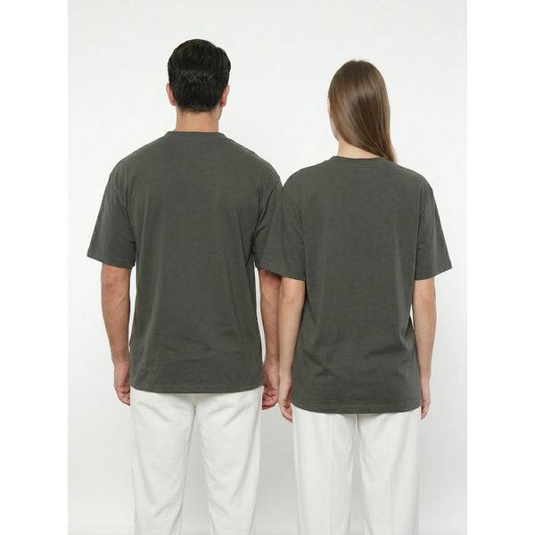 Dark Grey Oversized Short Sleeves Tshirt | Montivo Pakistan