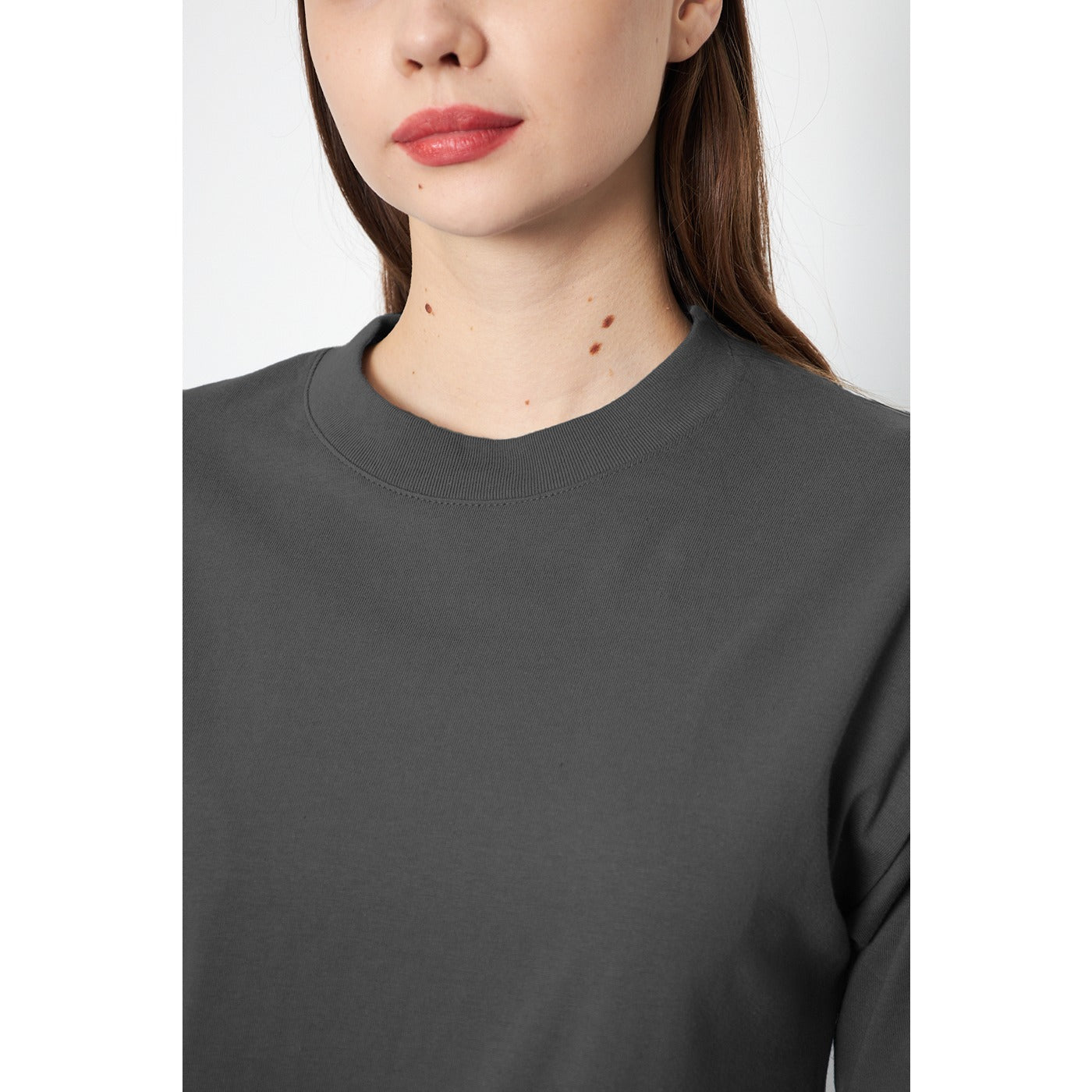 Dark Grey Oversized Short Sleeves Tshirt | Montivo Pakistan